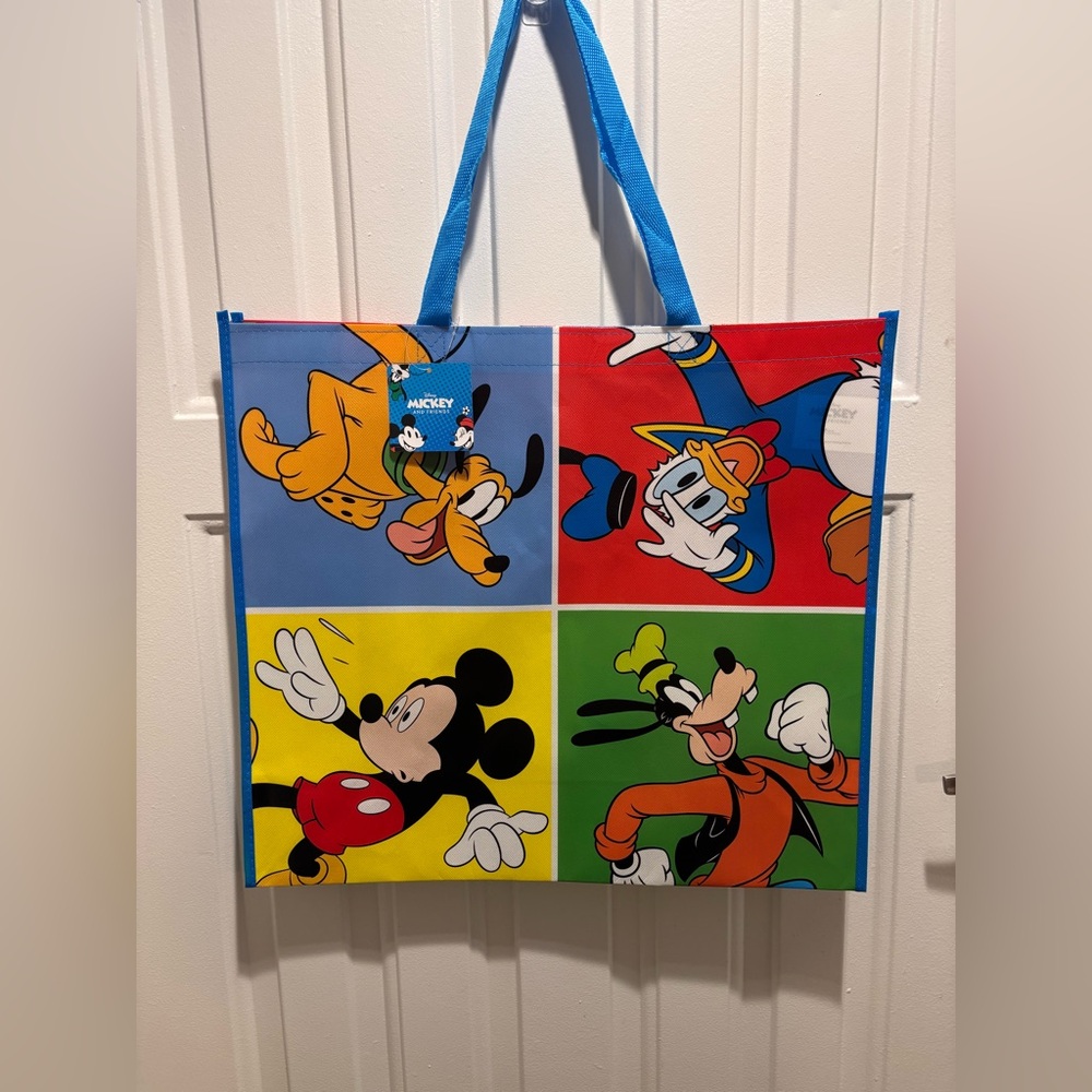 Disney Colorful Character Tote 
And Size 4t and Adult XL T-shirts
